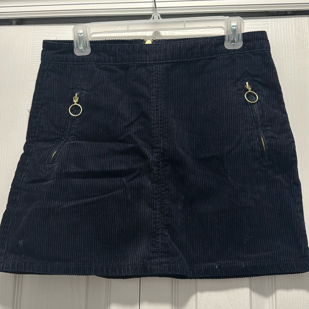 Black Corduroy Skirt
